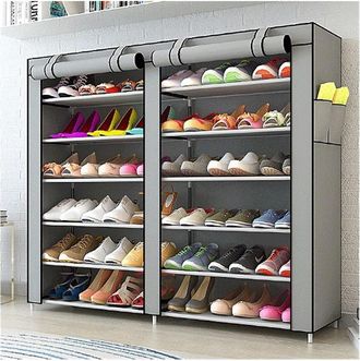 Trade Shop Trade Shop - Scarpiera In Tela 6 Livelli Per Soggiorno Corridoio Organizzatore Scarpe Scaffale