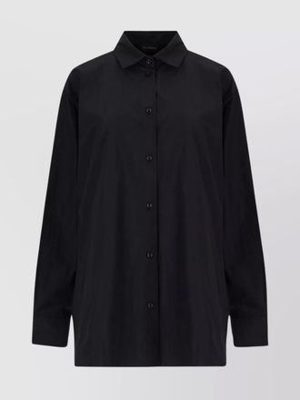 Andamane structured collar long sleeves chest pocket