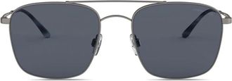 Giorgio Armani Occhiali da sole squadrati - Grigio