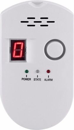 OEM Detector De Gas, Detector De Fugas De Glp/gas Natural/gas De Carb&oacute;n, Monitor De Sensor Enchufable Con Alarma Sonora Y Pantalla Digital Led, Metano Com