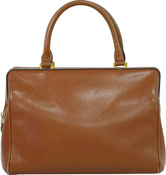 Celine Handbag Leather Brown Leather Handbag (Pre-Owned)