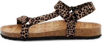 Grand Step Shoes Levi Animal Sandalen f&uuml;r Damen | braun