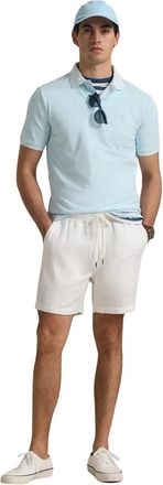 Ralph Lauren Polo Custom Slim Fit - Heren - Polos - Blauw - L - Katoen - Tops
