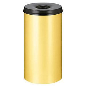 EKO V-part - Papelera De Seguridad Acero Autoextinguible Capacidad 50 L