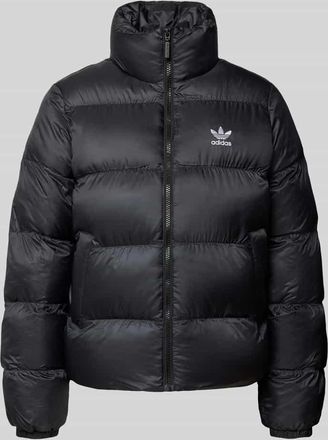 adidas Originals Regular Fit Steppjacke mit Logo-Stitching in Black, Größe M