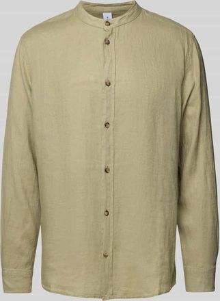 Mazine Freizeithemd mit Maokragen in Hellgruen, Gr&ouml;&szlig;e XL