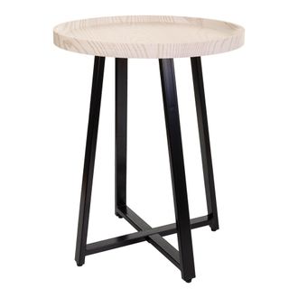 Wanderlust Deco Wanderlust Deco - Mesa Centro De Metal Negro D45x57