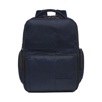 Piquadro Backpacks, male, Blue, Size: ONE SIZE Laptop and iPad Backpack with USB and Usb-C Ports