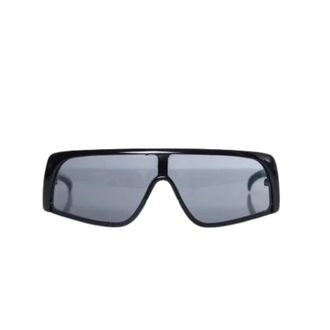 Gucci Pre-owned Accessories, female, Black, Size: ONE SIZE Pre-owned Black Futuristic Sunglasses