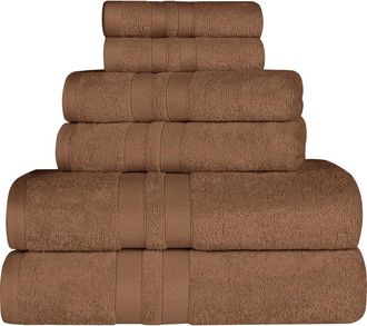 Superior Solid Cotton 6-Piece Towel Set in Chocolate at Nordstrom Rack, Size 6 Piece Set
