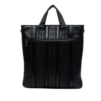 Bottega Veneta Pre-owned Tote Bags, female, Black, Size: ONE SIZE Pre-owned Leather Tote
