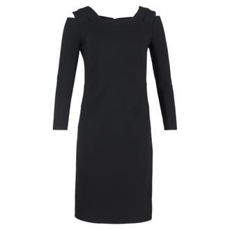 Roland Mouret midi-jurk in zwart polyester