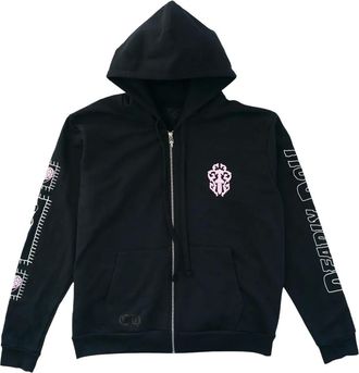 Chrome Hearts Felpa Deadly Doll con zip - Nero