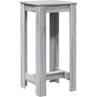 vidaXL Mesa alta de bar madera ingeniería gris Sonoma 51x50x103,5 cm Vidaxl