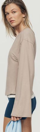 Maeve Waisted Long-Sleeve Top