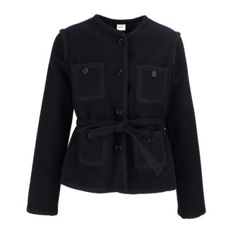 Aspesi Giacca Mod.0980 - Dames - Jassen - Blauw - Maat: S Wol