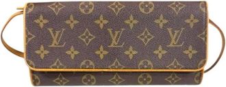 Louis Vuitton Pre-owned Cross Body Bags, female, Brown, Size: ONE SIZE Pre-owned Vintage Canvas Cross Body Bag