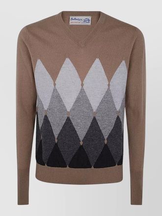 Ballantyne cashmere v-neck jumper