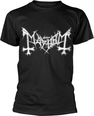 MAYHEM Distressed Logo? T-Shirt (2 Extra Large) Black
