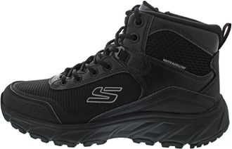 Skechers Hillcrest 2.0 Lace-Up Boots Black, Bbk, 12 UK