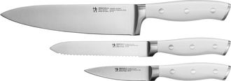 J.A. Henckels International Forged Accent 3-pc Starter Knife Set - White Handle