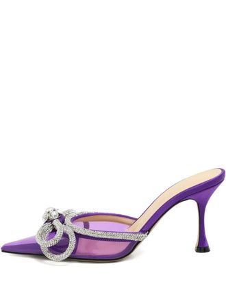Mach & Mach bow mules - Purple