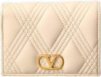 Valentino Quiltie 67 Leather Card Case