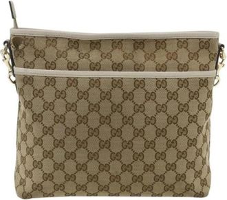 Gucci Pre-owned Leren Schoudertas - Dames - Vintage Schoudertas - Bruin - ONE Size - Leer - Vintage