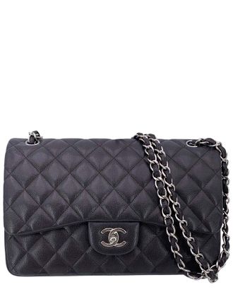Chanel Leather Shoulder Bag Timeless/Classique (Authentic Pre-Loved)