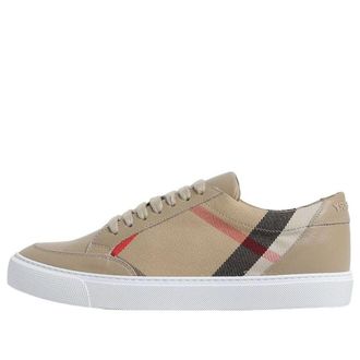 Burberry (WMNS) Burberry 24 Salmond Sneakers Beige 8056711