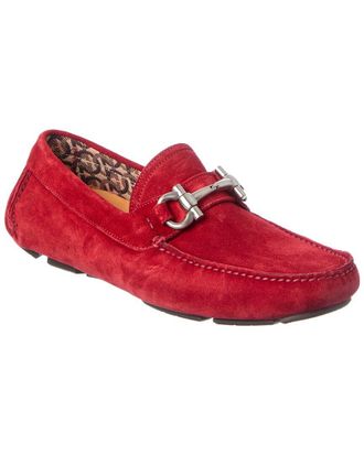 Ferragamo Ferragamo Leather & Canvas Loafer