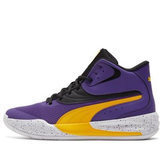 Puma Triple Mid Splatter Prism Violet Spectra Yellow 377570-01