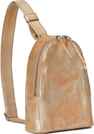 Hobo Fern Sling Cross Body Handbags Saddle Stardust, Leather
