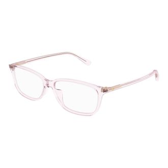 Gucci Glasses, female, Pink, Size: 54 MM Geometric Sunglasses