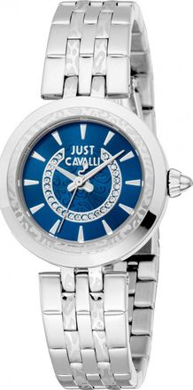 Just Cavalli Womens JC1L314M0045 Ladies Animalier Preziosa Watch - Silver - One Size
