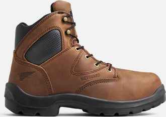 Red Wing Shoes Mens Safety Toe Metguard Boot In Brown