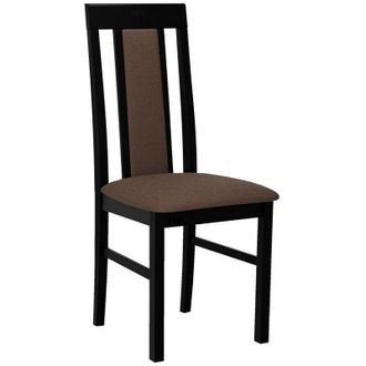 Mirjan24 Mobilier1 - Silla Victorville 165, Negro, 96x43x40cm, Tapiz, De Madera, Madera, Muebles Ya Montados