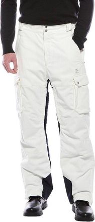 Brunello Cucinelli MenS White Ski Trousers With Cargo Pockets, Size M