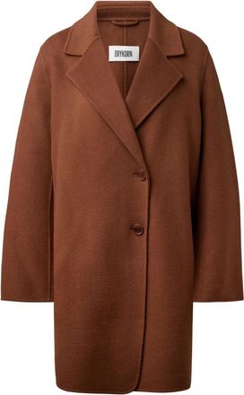 Drykorn Ryton Jas - Dames - Mantel - Bruin - XS - Wol - Jassen