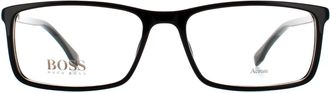 HUGO BOSS Rechthoekige Zwarte Mannenbril
