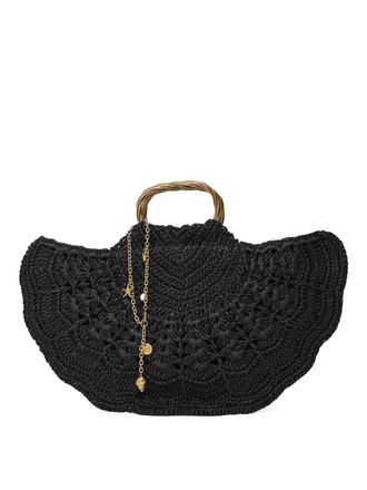 Twinset Crochet Raffia Shoulder Bag