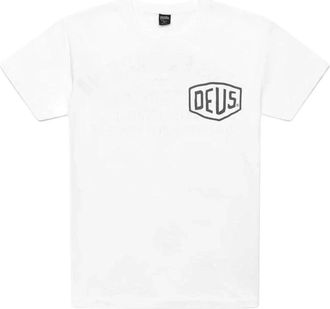 Deus Milano Address T-Shirt - Heren - T-shirts - Wit - S - Katoen - Tops