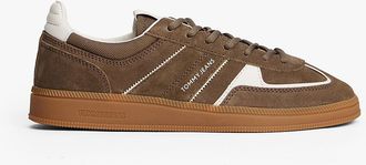 Tommy Hilfiger Womens Tommy Jeans Suede Skater Sneaker - Brown - US 6 / EU 36