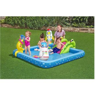 Trade Shop Trade Shop - Play Center Piccolo Astronauta Gonfiabile 228x206x84 Cm Piscina Giardino 53126
