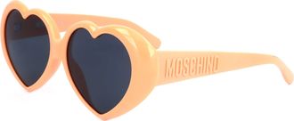 Moschino Womens 57 mm Blue Sunglasses