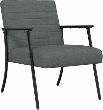 vidaXL Armchair Dark Grey 59 x 75 x 78 cm Fabric vidaXL
