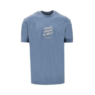 Emporio Armani Summer Mood embroidery T-shirt Man XL