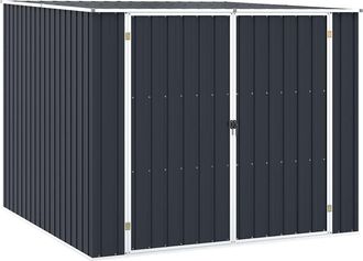 vidaXL Cobertizo De Jard&iacute;n Acero Galvanizado Antracita 195x198x159 Cm Vidaxl