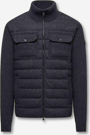 Moncler Quilted Zipper Cardigan