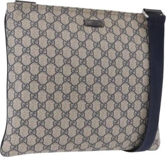 Gucci Pre-owned Vintage Shoulder Bag - Dames - Vintage Schoudertas - Beige - ONE Size - Leer - Vintage